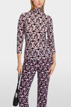 Marc Cain - T-shirt with Ornamental Print