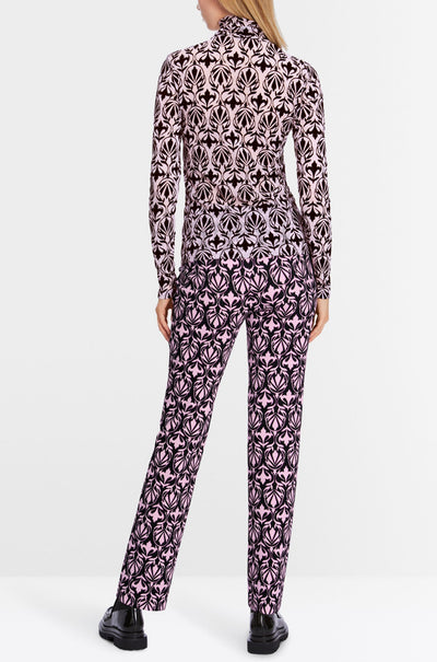 Marc Cain - T-shirt with Ornamental Print