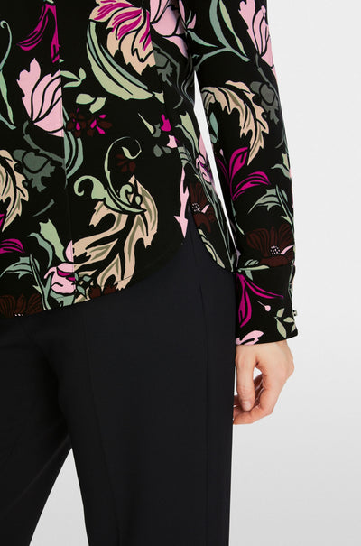 Marc Cain - Shirt Blouse in Flower Print