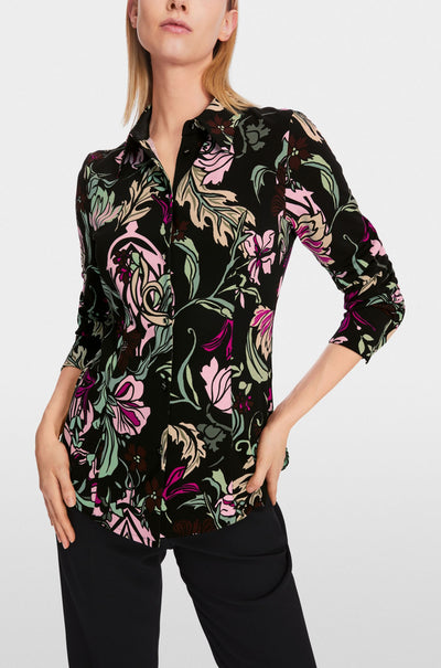 Marc Cain - Shirt Blouse in Flower Print