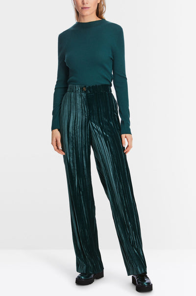 Marc Cain - Wukari Trousers in Crush Velvet