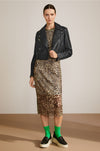 Marc Cain - Tube Dress in Mesh and Mixed Pattern