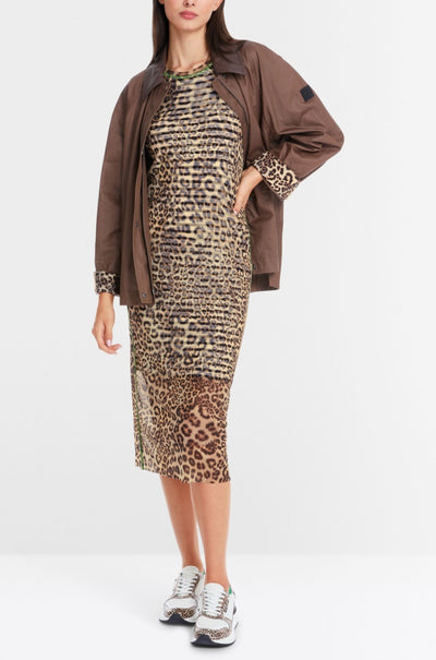 Marc Cain - Tube Dress in Mesh and Mixed Pattern