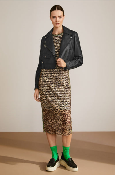 Marc Cain - Tube Dress in Mesh and Mixed Pattern