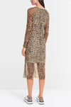 Marc Cain - Tube Dress in Mesh and Mixed Pattern