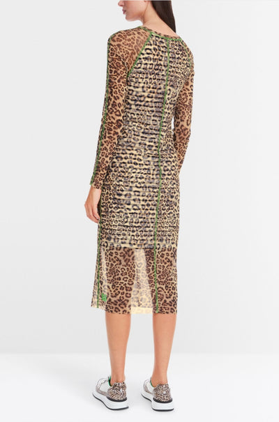 Marc Cain - Tube Dress in Mesh and Mixed Pattern