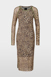 Marc Cain - Tube Dress in Mesh and Mixed Pattern