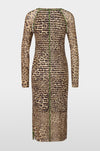 Marc Cain - Tube Dress in Mesh and Mixed Pattern