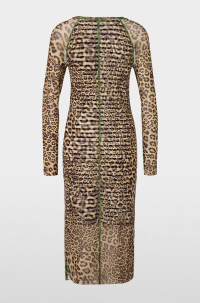 Marc Cain - Tube Dress in Mesh and Mixed Pattern