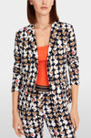 Marc Cain - Patterned Blazer in Scuba Jersey