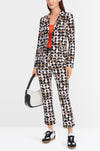 Marc Cain - Patterned Blazer in Scuba Jersey
