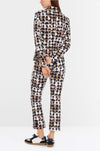 Marc Cain - Patterned Blazer in Scuba Jersey