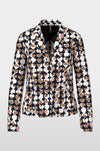 Marc Cain - Patterned Blazer in Scuba Jersey