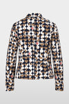 Marc Cain - Patterned Blazer in Scuba Jersey