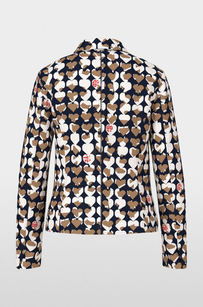 Marc Cain - Patterned Blazer in Scuba Jersey
