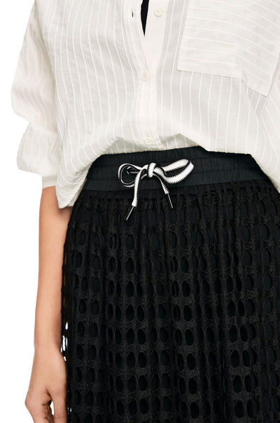 Marc Cain - Airy Skirt in Openwork Mesh Knit