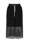 Marc Cain - Airy Skirt in Openwork Mesh Knit
