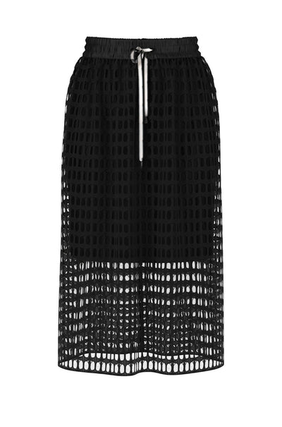 Marc Cain - Airy Skirt in Openwork Mesh Knit