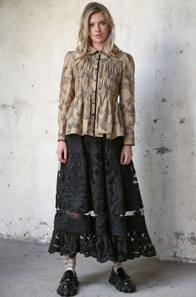 Trelise Cooper - Leaf It To Me Youre In Tuck Skirt