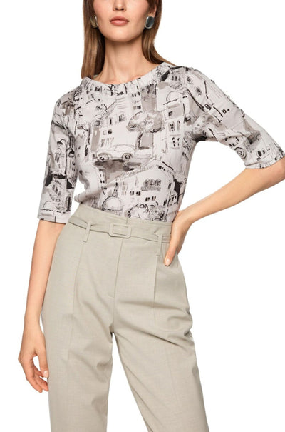 Marc Cain - Shirt with City Motif