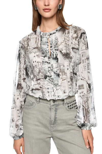 Marc Cain - City Blouse made from recycled material