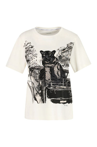 Marc Cain - Tshirt with Panther Print