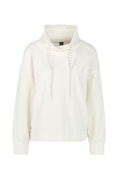 Marc Cain - Chenille Sweater with Drawstring Neck
