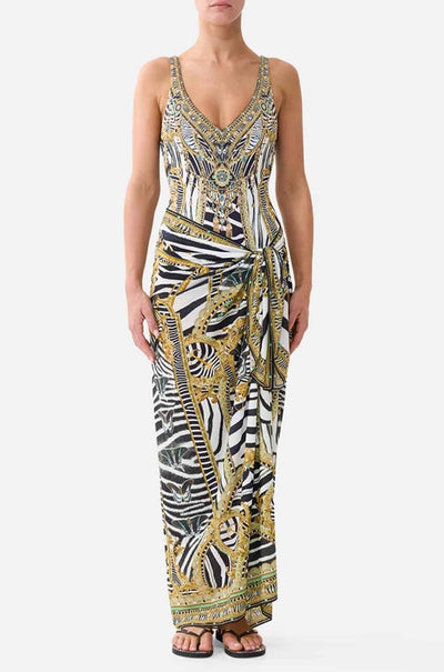 Camilla - Zig Zag Zoo Multi Wear Long Sarong