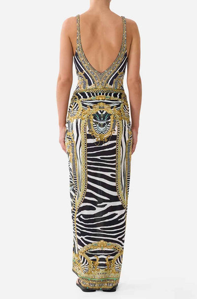 Camilla - Zig Zag Zoo Multi Wear Long Sarong