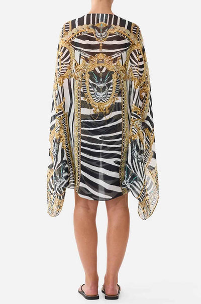 Camilla - Zig Zag Zoo Silk Chiffon Shrug