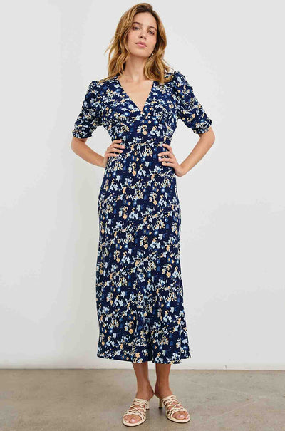 Rails - Zariah Midi Dress in Navy Flora