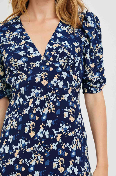 Rails - Zariah Midi Dress in Navy Flora