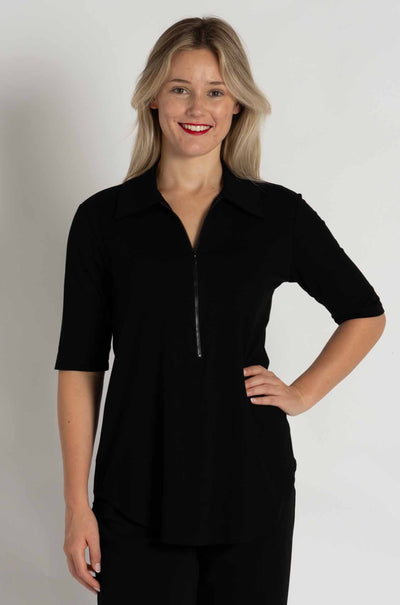 Mela Purdie - Zip Collar Top