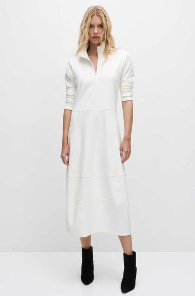 Mela Purdie - Zip Cone Dress in Polished Ponte