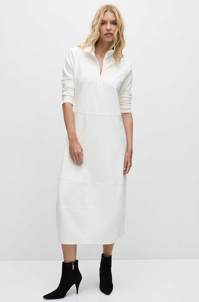 Mela Purdie - Zip Cone Dress in Polished Ponte