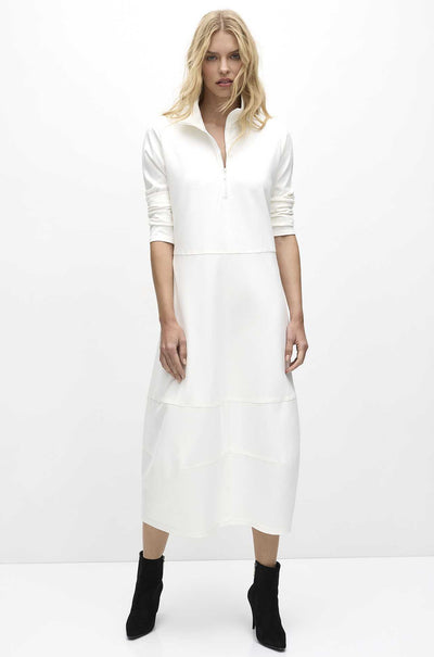 Mela Purdie - Zip Cone Dress in Polished Ponte