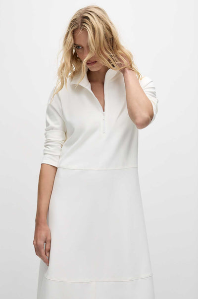Mela Purdie - Zip Cone Dress in Polished Ponte