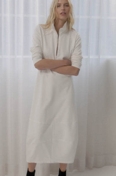Mela Purdie - Zip Cone Dress in Polished Ponte