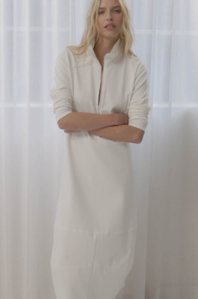 Mela Purdie - Zip Cone Dress in Polished Ponte