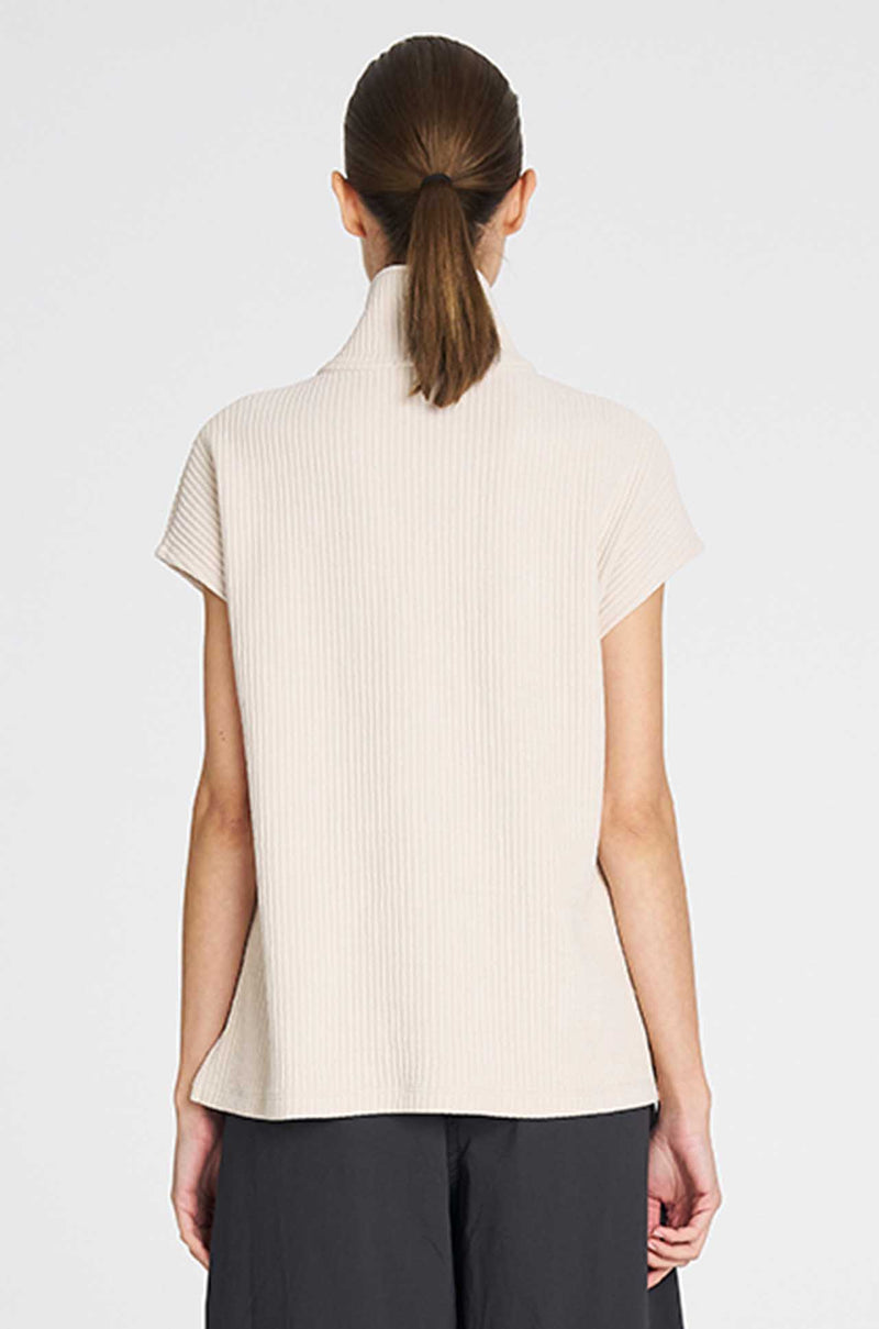 Mela Purdie - Zip Front Shell in Cord Knit