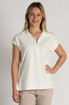 Mela Purdie - Zip Front Shell in Powder Knit