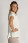 Mela Purdie - Zip Front Shell in Powder Knit
