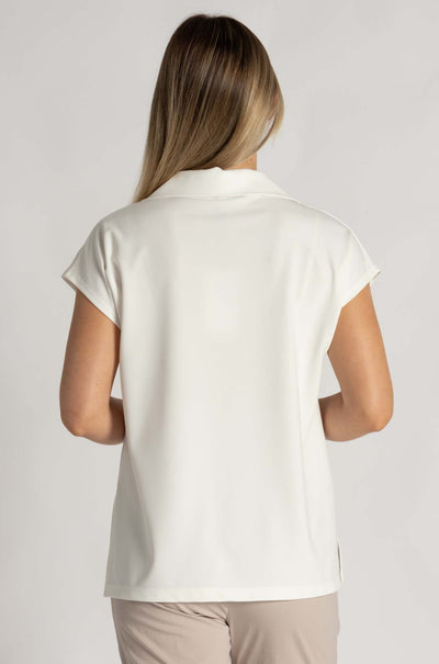 Mela Purdie - Zip Front Shell in Powder Knit