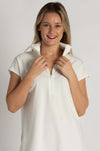 Mela Purdie - Zip Front Shell in Powder Knit