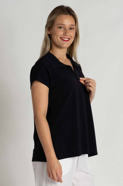 Mela Purdie - Zip Front Shell in Powder Knit