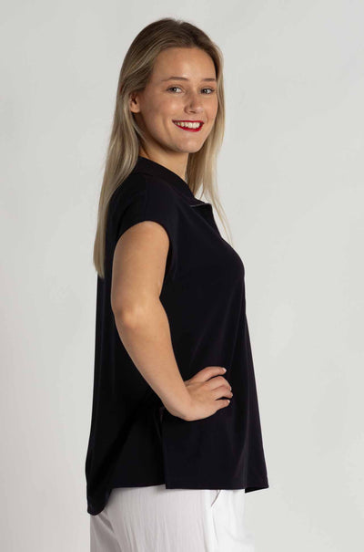 Mela Purdie - Zip Front Shell in Powder Knit