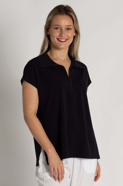 Mela Purdie - Zip Front Shell in Powder Knit