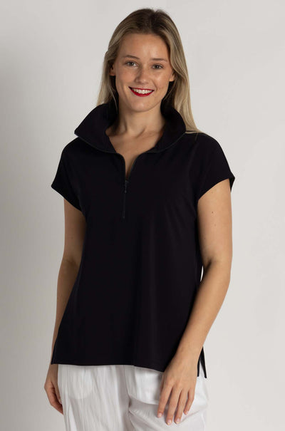 Mela Purdie - Zip Front Shell in Powder Knit