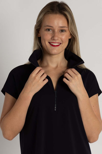 Mela Purdie - Zip Front Shell in Powder Knit
