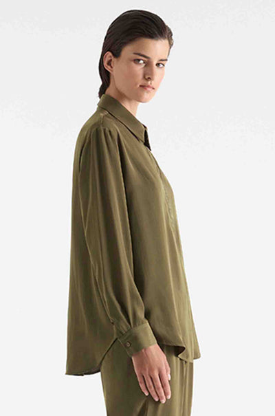 Mela Purdie - Zip Front Shirt in Mache